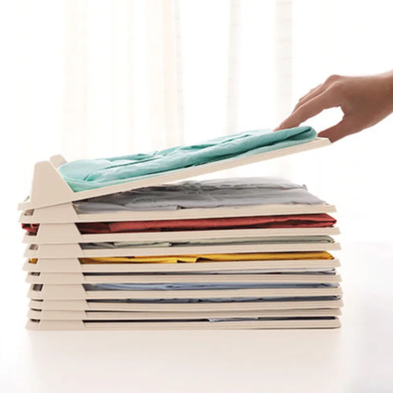 10pcs 32X26X5.5CM PP Clothing Folder Board Folding Pajamas Shirt Storage Arrangement T-Shirt Shorts Home | Дом и сад