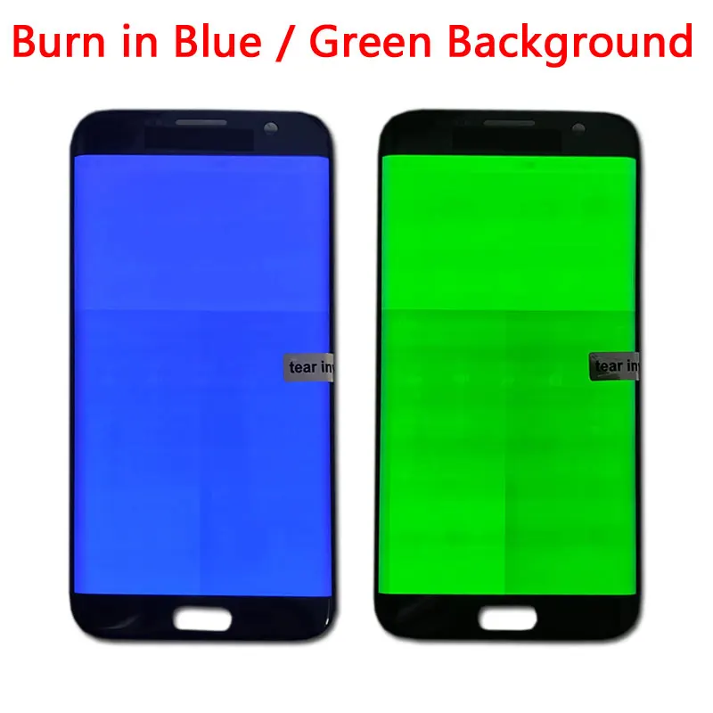 5,5 ''сменный ЖК-дисплей для SAMSUNG S7 Edge Pantalla G935 G935F ЖК-экран дигитайзер в сборе с запасной рамкой