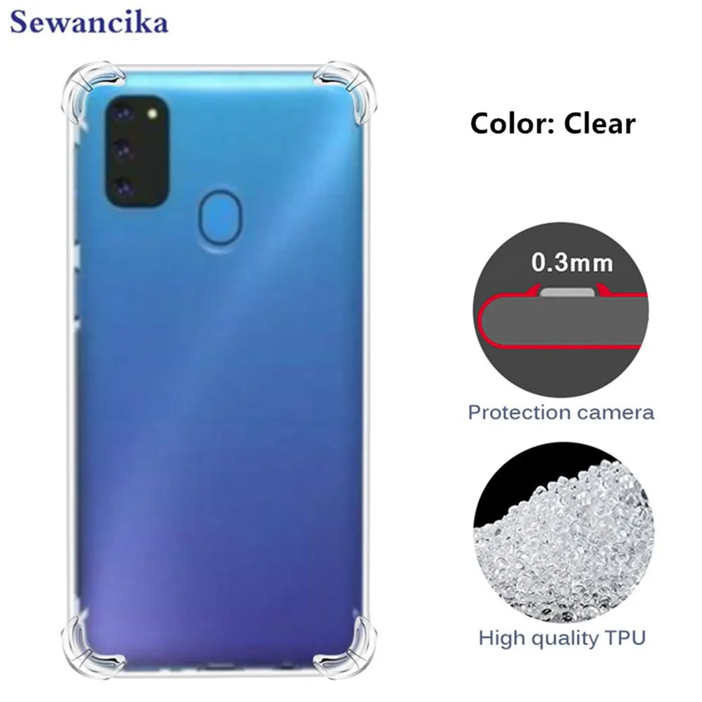 Чехол для телефона samsung Galaxy M30s (6 4 &quot) мягкий чехол из ТПУ M10 Note10 + plus pro|Бамперы| |