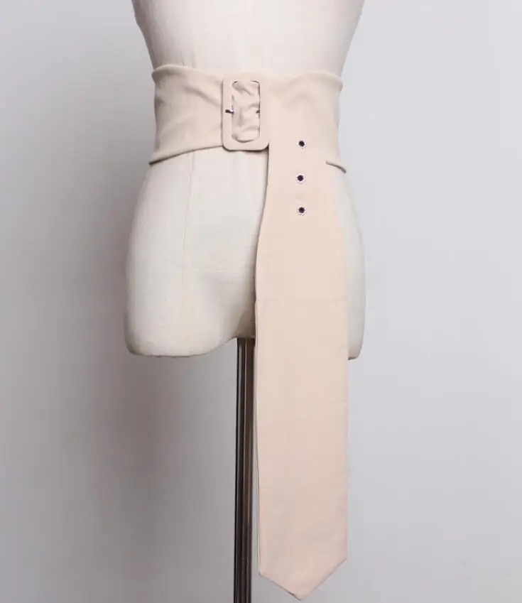 

Women's runway fashion fabric Cummerbunds female Dress coat Corsets Waistband Belts decoration wide belt R1772