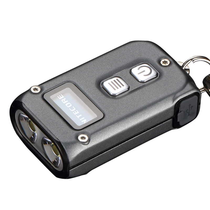 NITECORE TINI2 мини фонарик 500 лм OLED Смарт двухъядерный брелок APC сна Технология