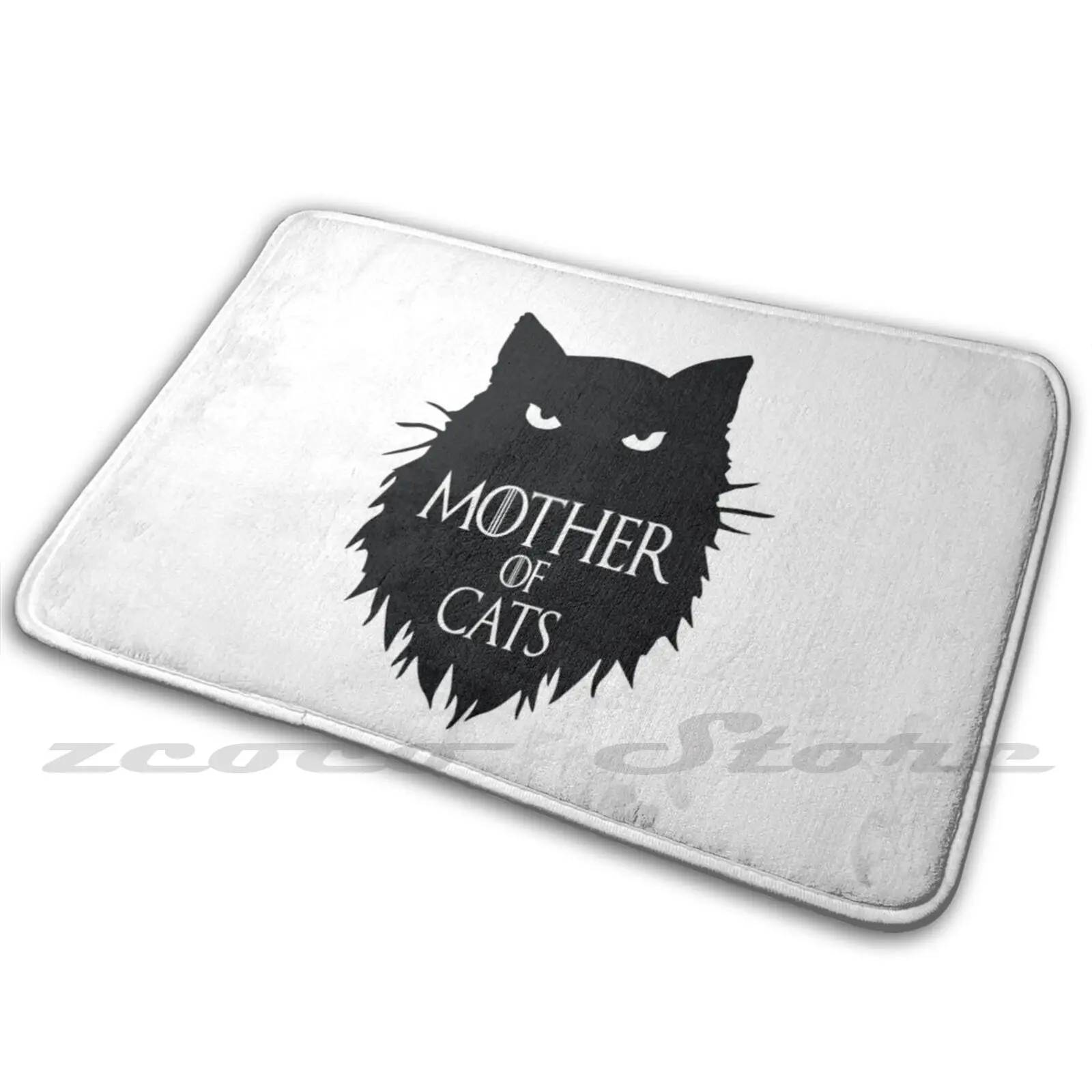 Футболка приталенная с изображением матери кошек коврик для двери нескользящий