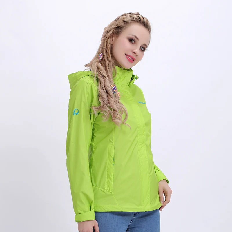Легкая ветровка ROYALWAY женские водонепроницаемые куртки с капюшоном для кемпинга