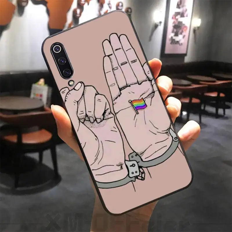 Чехол для телефона геев лесбиянок ЛГБТ радуга гордость мальчик Xiaomi mi 6 6plus 6X 8 9SE 10