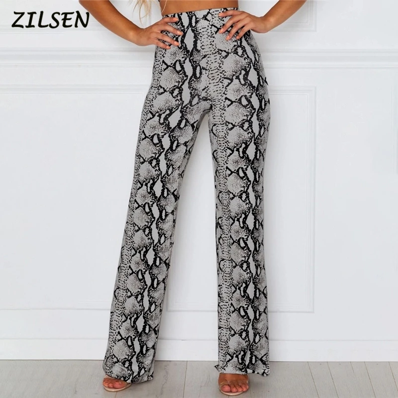 2019 новые летние расклешенные женские сексуальные обтягивающие брюки с высокой