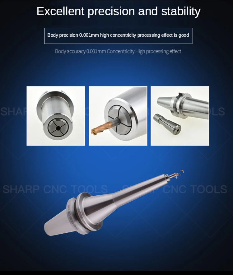 

BT30 BT40 BT50-SDC6/8/12-200L high quality tool holder BT holder SDC precision ultra-thin chuck chuck high speed tool holder