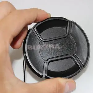 

Universal Digital Camera 67mm Lens Cap Center Pinch Snap-on Front Lens Cover Holer For Canon Nikon Sony Lens with Anti-lose Cord