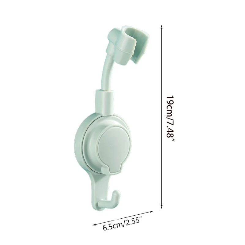 

F7QC Suction Cup Shower Head Holder Handheld Showerhead Bracket Adjustable Shower Holder Removable Handheld Showerhead