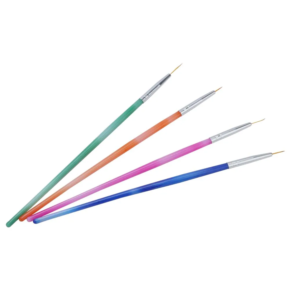 4 шт./компл. профессиональная ручка для точечного рисования ногтей кисти макияжа