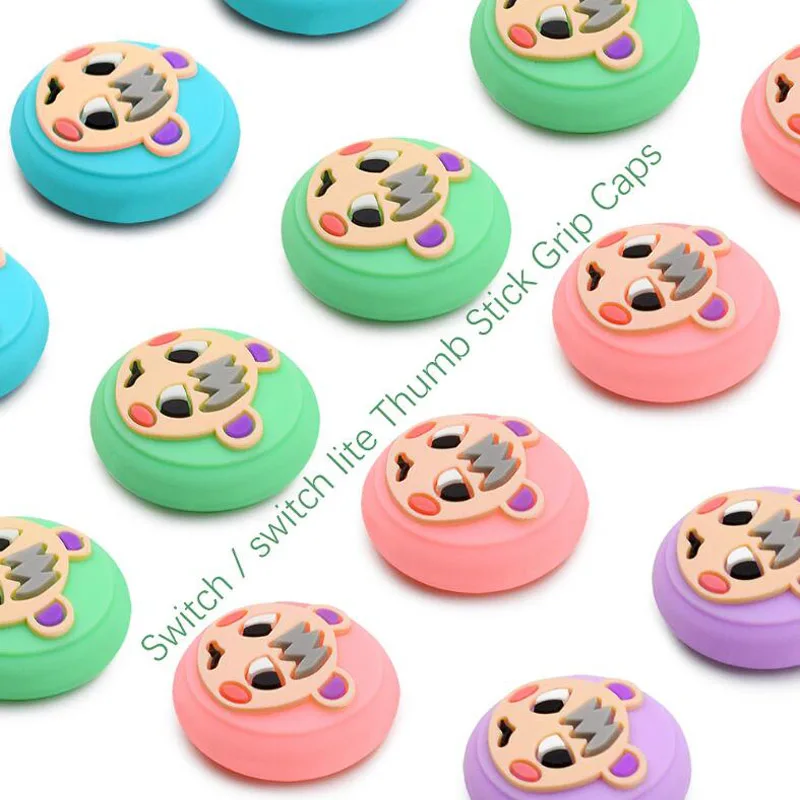 Защитный чехол с мультяшным стиком для джойстика контроллера Nintendo Switch Lite NS Joy-Con |