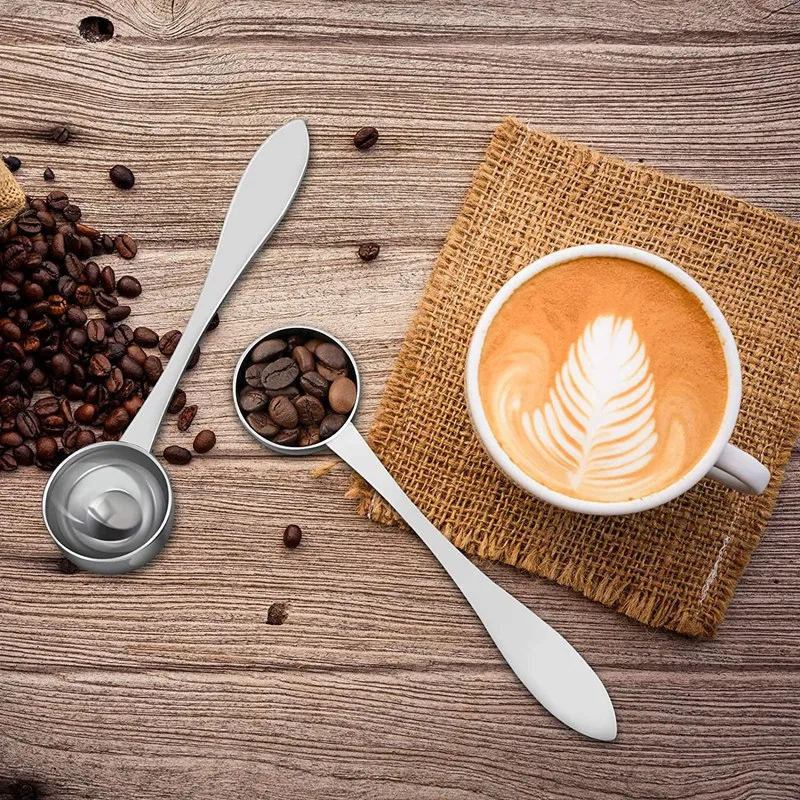 

3 Pieces Coffee Scoop Tea Spoons Stainless Steel Measuring Mini Spoon Long Handle Tablespoon Measuring Spoons Stirring