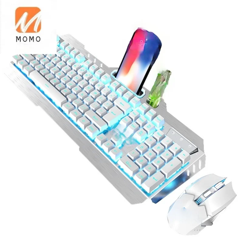 

Keyboard Combo Luminous Computer Gamer Designer Waterproof Charging Wireless Keyboard Mouse