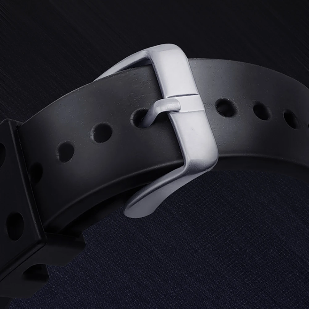 

22mm Soft Sport Watchband Rubber Waterproof Men Women Replacement Bracelet Band Strap Watch Accessories