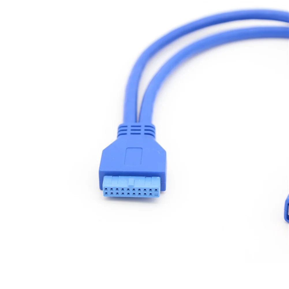 Материнская плата 20Pin к USB3.0 внешняя линия двойной usb-порт Женский Удлинительный