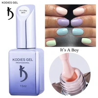 kodies gel manicure uv gel nail polish 15ml semi permanent vernis soft nude color paint varnishes for nails art design supplies