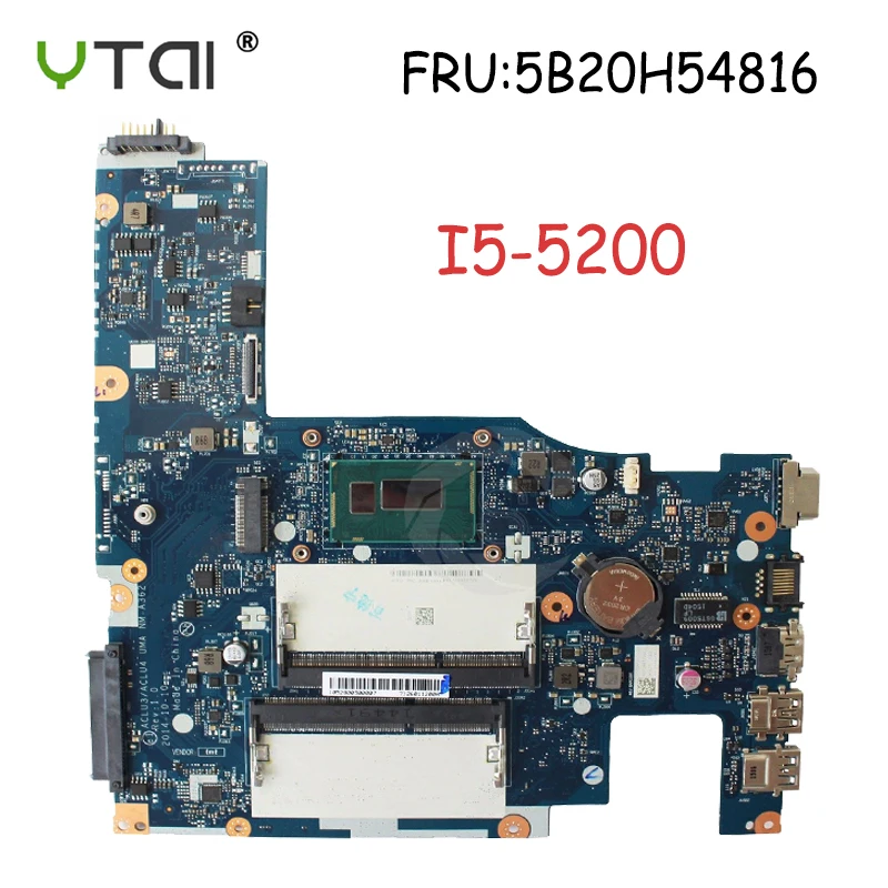 Для Lenovo G50 80G50-80 материнская плата для ноутбука MB ACLU3/ACLU4 NM-A362 CPU REV: 1 0 FRU:5B20H54816 100%