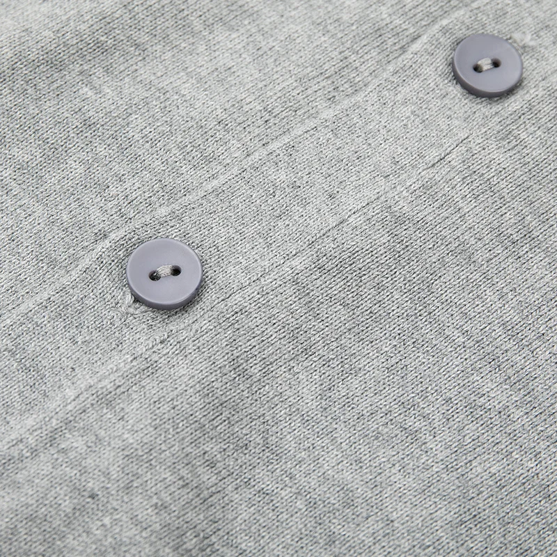 Мужской свитер на пуговицах куртка с v образным вырезом мужской серый кардиган