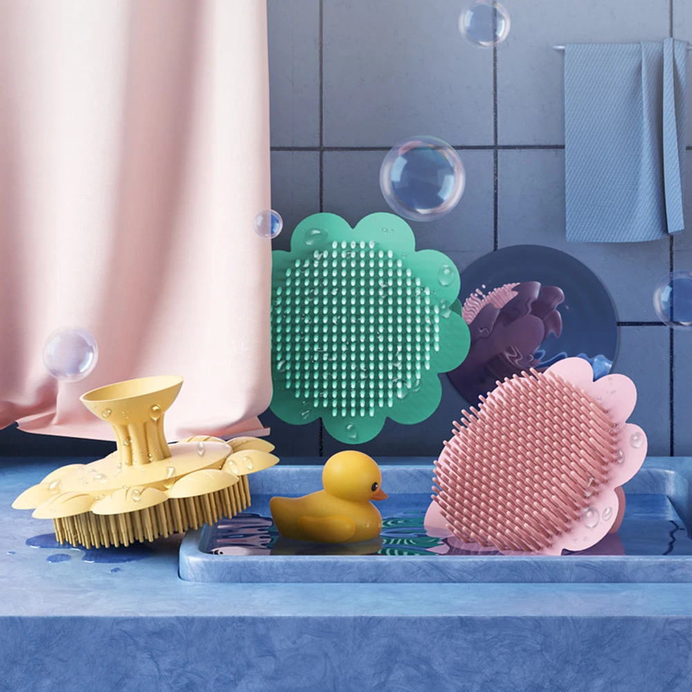 Щетки для ванны Детские щетки товары душа удобные мягкие силиконовые аксессуары