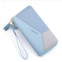mobile phone cover tassel women phone wallets case female big purse pu leather ladies long wallets card holder double zipper