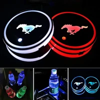 anti slip mat for storage tank storage box groove decoration accessories car ambient light for ford mustang gt shelby
