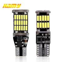 1x car led turn signal light t10 w5w 194 t15 w16w led bulb canbus no error 4014 smd high power auto wedge side reverse tail lamp