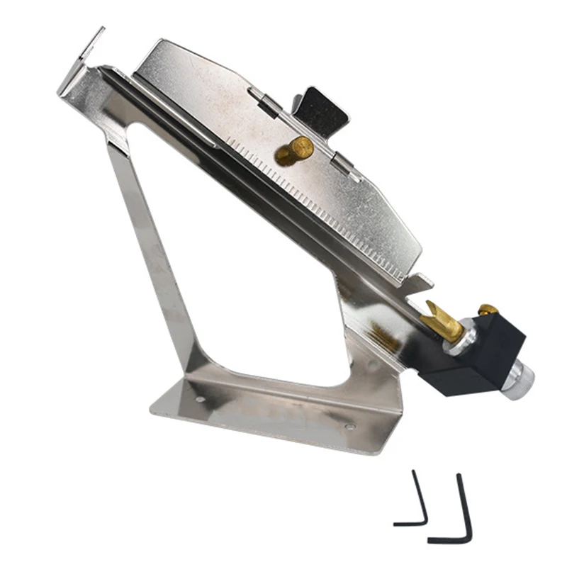 Регулируемый Флетчинг джиг прямой и спиральный инструмент с зажимом для DIY