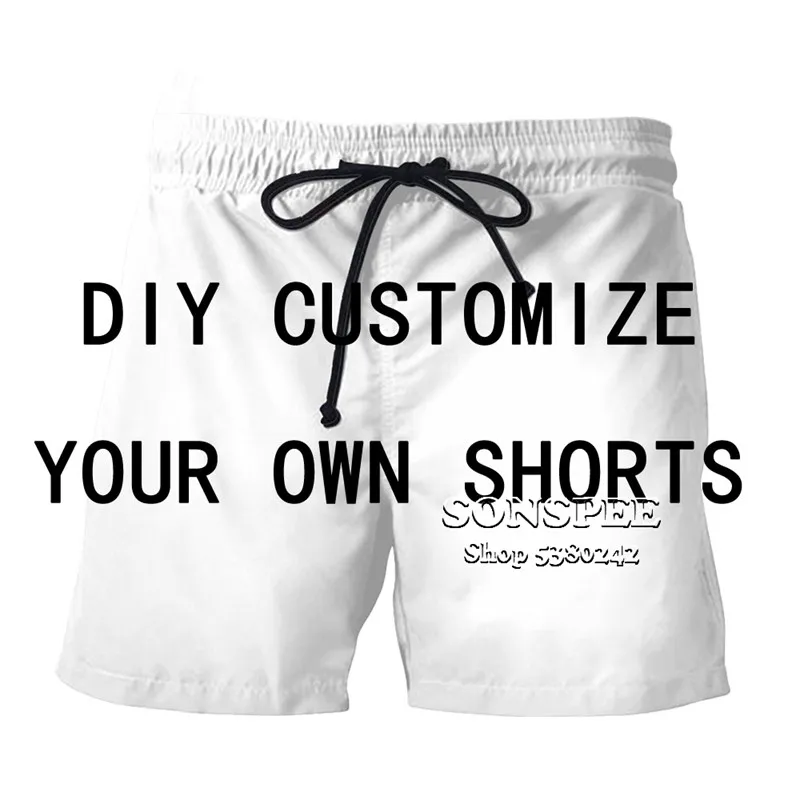 

Customize DIY Your Own Photos/Pictures/Star/Anime/Character/Singer 3D Print Shorts