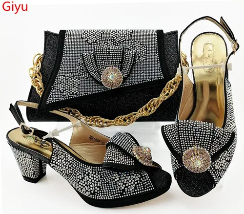 

doershow New Arrival African Wedding Shoes and Bag Set orang Color Italian Shoes with Matching Bags Nigerian Women party!SBZ1-22