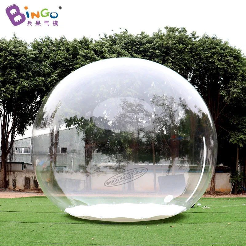 Индивидуальный 4mH надувной снежный шар для Рождественского украшения