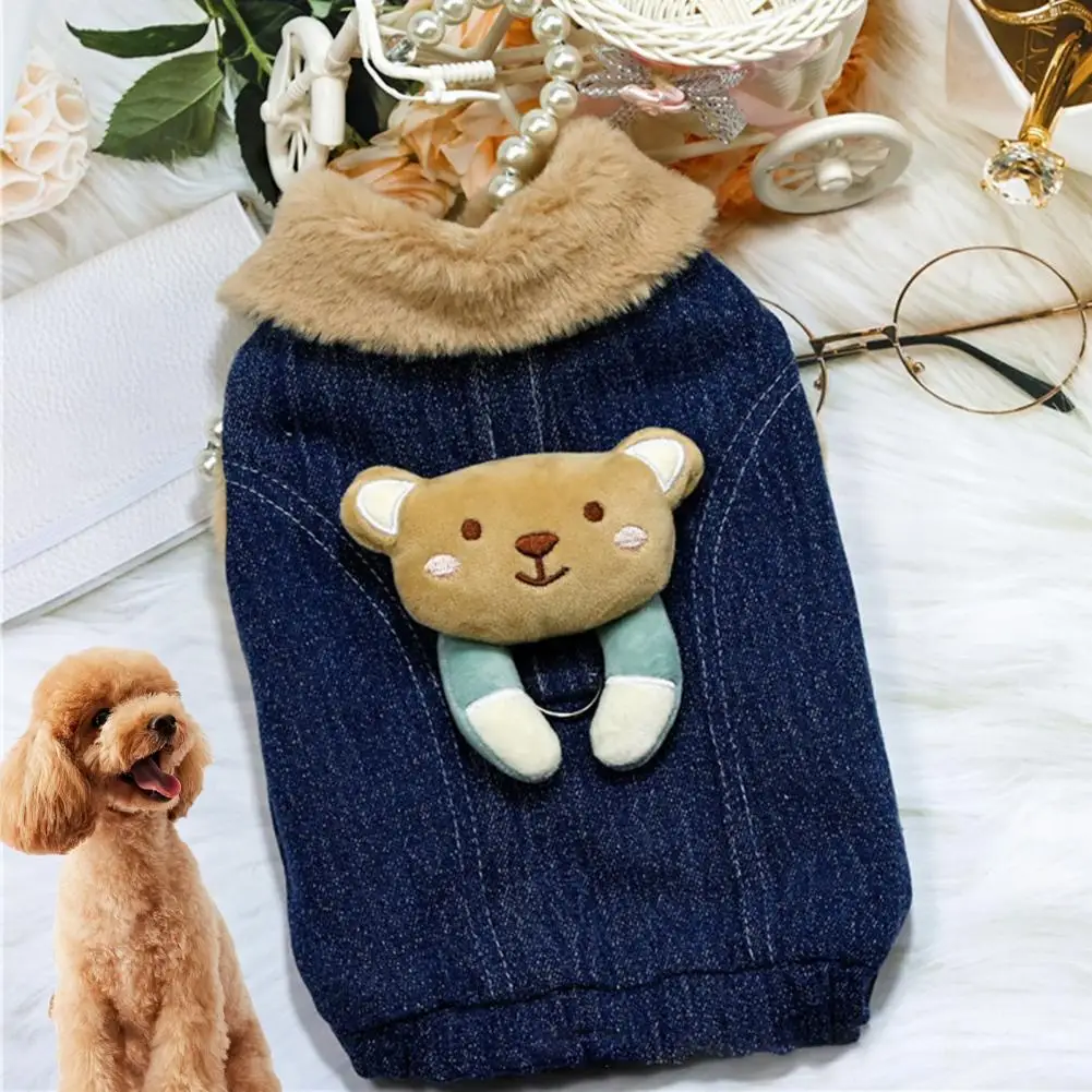 

Одежда для домашних животных, утепленный кардиган без рукавов для щенков, жилет для домашних животных, прочная куртка для домашних животных