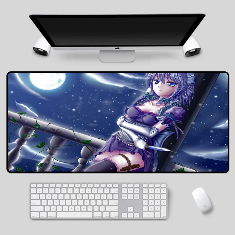 

XGZ Large size anime pattern mouse pad high quality rubber desk pad computer essential non-slip keyboard pad