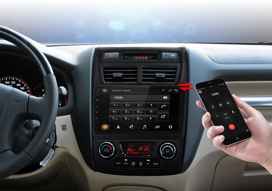 AWESAFE для Kia Sportage 2007 2008 2009 Автомобильный Радио Мультимедиа Видео плеер gps Нет 2din 2 din Android 8,1 2 ГБ+ 32 ГБ