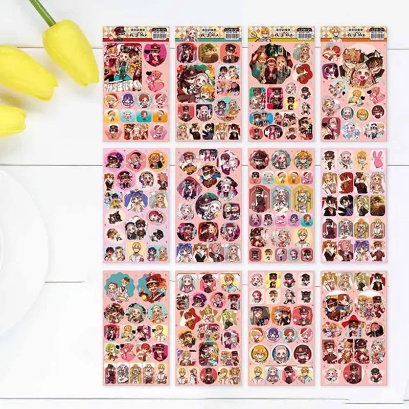 

40Pcs/Set Anime Toilet-Bound Hanako-kun Stickers Waterproof Durable Car Snowboard Bicycle Luggage Skateboard Graffiti Stickers