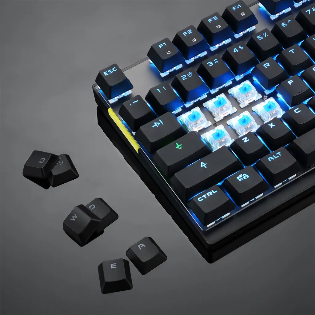 

2021 HIPERDEAL Solid & Durable High Quality GK82 2.4Ghz/ Wired Wireless Keyboard Dual Mode Mechanical keyboard Green Shaft