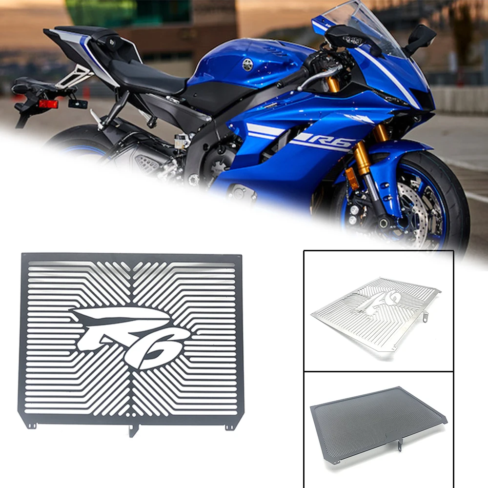 Защита радиатора для мотоцикла Yamaha YZF R6 2017 2018 2019 YZFR6|Накладки и декоративные