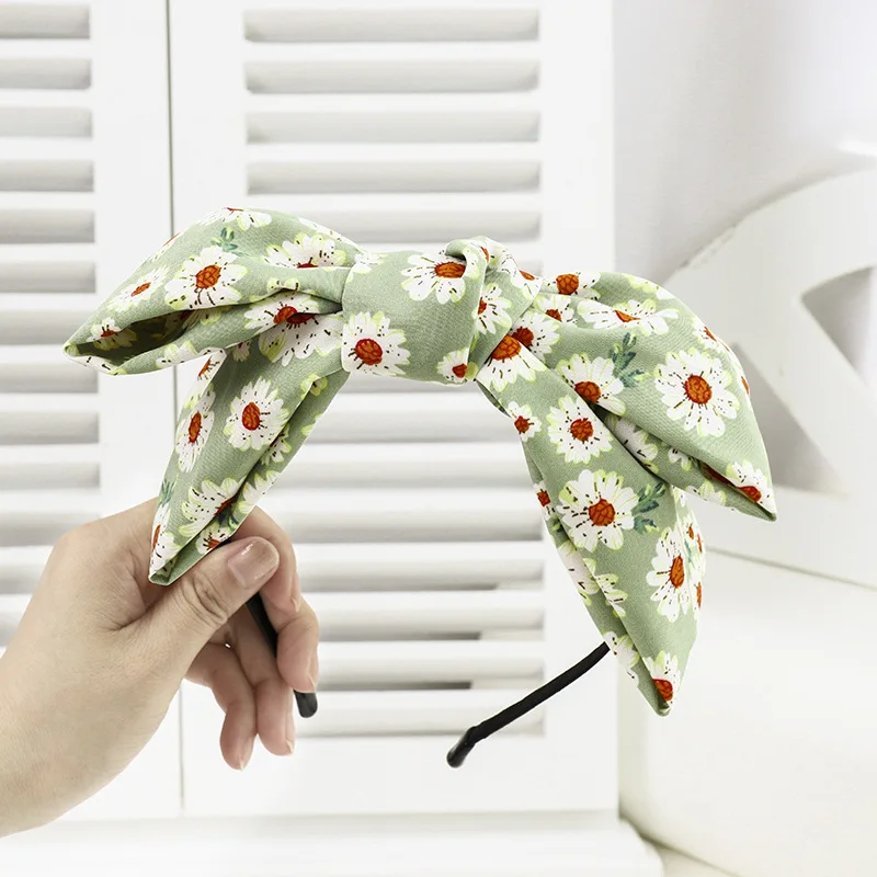 

Korean New Hairband Fashion Small Flower Cloth Bow Sweet Beauty Hair Accessories R20