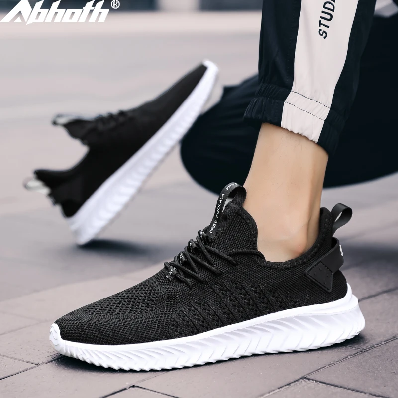 

Abhoth Men's Sports Shoes Soft and Comfortable Spring and Autumn Fashion Men's Casual Shoes Wearable Light Hard-Wearing Sneakers