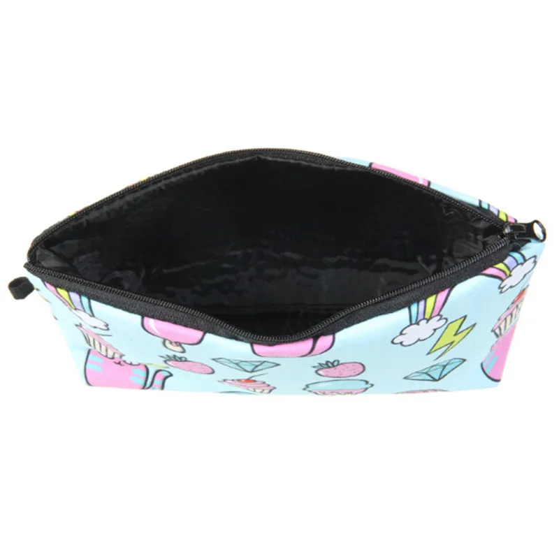 3D печать косметички с разноцветным узором милые мешочки для косметики