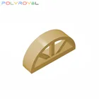 Строительные блоки, технические детали, 1x4x1 изогнутое окно, 10 шт. MOC, совместимы с брендами игрушек для детей 20309