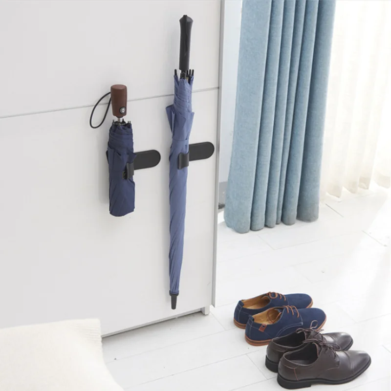 

No Trace Pp Umbrella Hooks Car Sticking Rack Storage Box Long and Short Handle Universal Umbrella Multi-purpose Convenience Hook