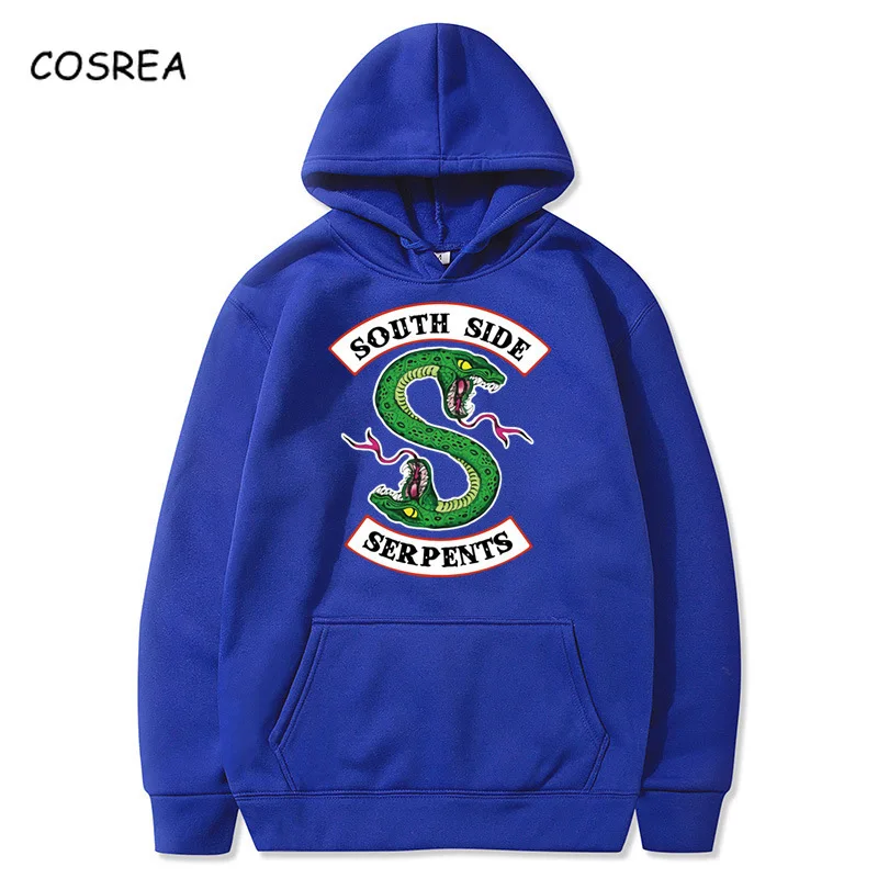 Ривердейл толстовки с капюшоном верхняя одежда размера плюс &quotSouth Side Serpents&quot в