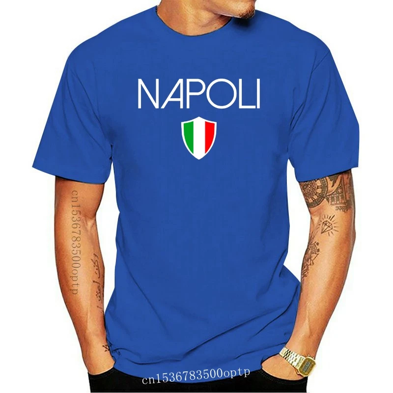 New 2021 Brand Clothing O Neck Short Sleeves Boy Cotton Men Napoli T-Shirt Italian Flag Naples Italy Soccers Souvenir Tee Shirts