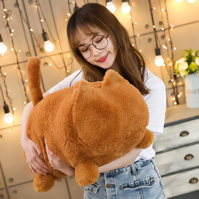 Lovely Cat Plush Toys Soft sleep Sofa back Pillow Cushion Cute Baby Appease Stuffed Animal Toy Dolls Kids Children Birthday Gift | Игрушки и
