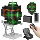 Лазерный уровень KKmoon, 16 линий, самонивелирующийся 4D зеленый лазер