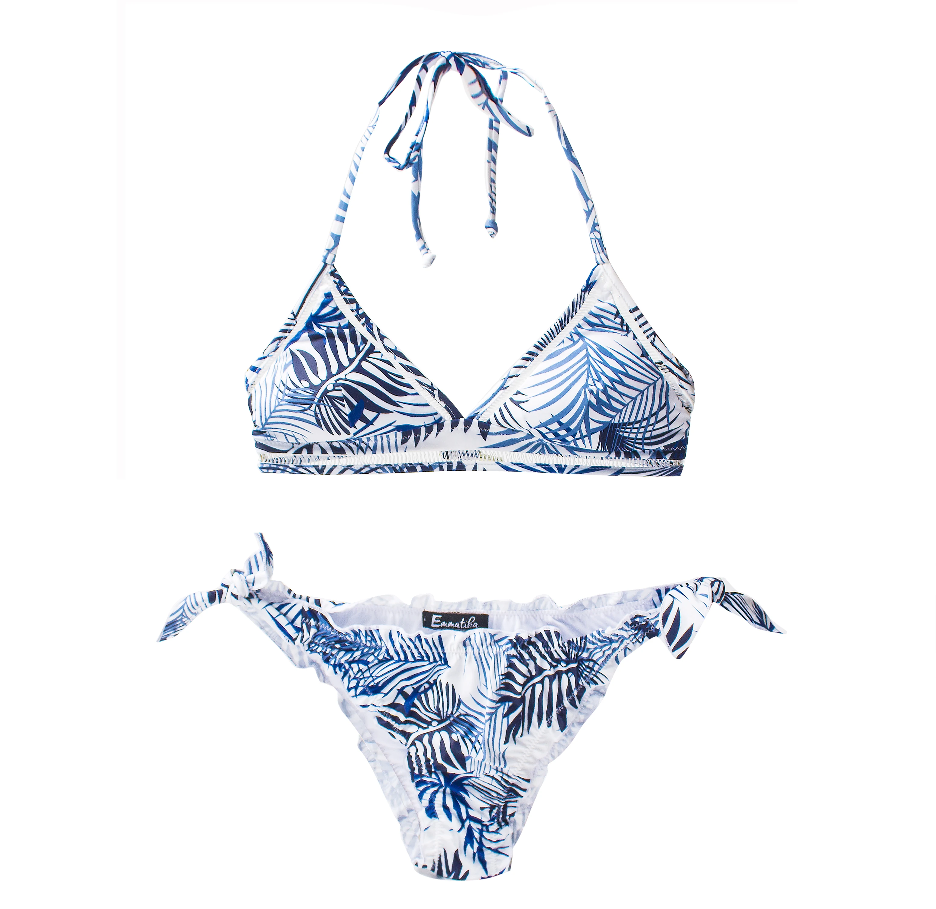 Бикини женское с цветочным принтом пуш ап и оборками|Купальники| |