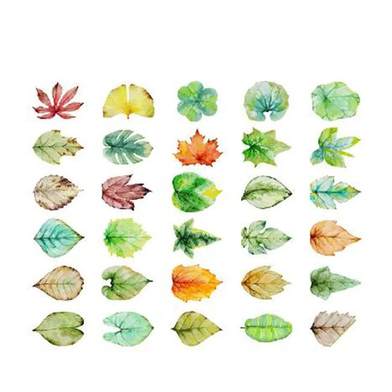 30 шт./компл. популярная открытка в виде листа милая Рождественская вечеринка день