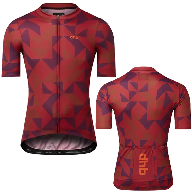 

2021 DHB Men Racing Cycling Jersey Quick dry Breathable MTB Cycling Clothing Short sleeve Bicycle Clothes Bike Maillot Ciclismo
