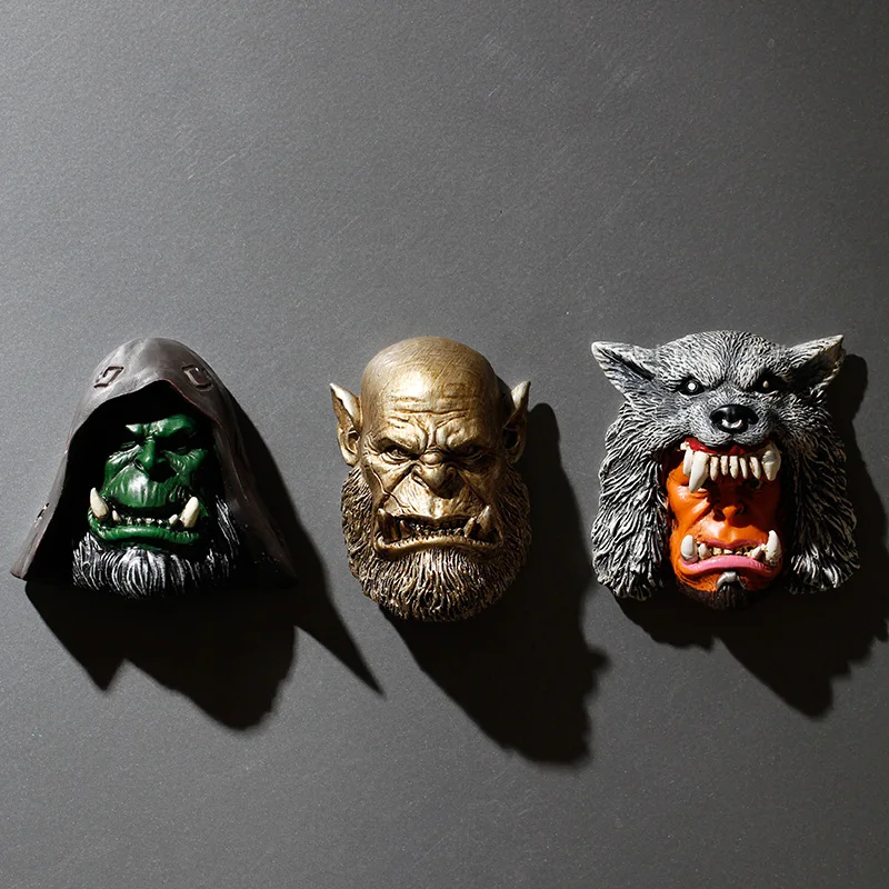 

3D магниты на холодильник World Of Warcraft Tribe Orc Warrior, креативные дорожные сувениры, магниты для холодильника, кухонный Декор