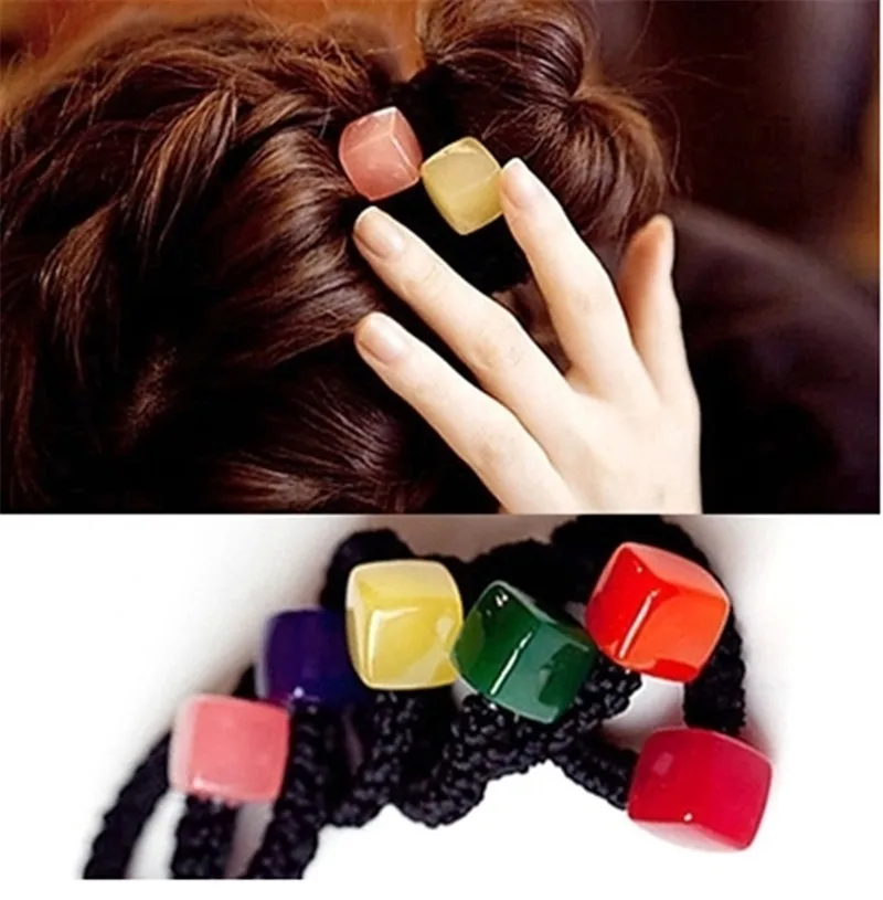 1 шт. волосы канатная Резиновая лента для волос комплект кожаный чехол головной