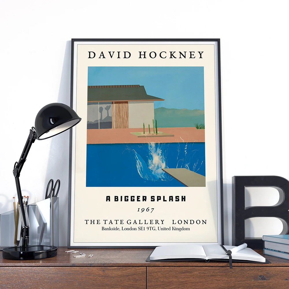 

Tropical Pool Diving Poster Nordic Blue Canvas Painting Natural Landscape Art Print Modern Wall Picture Living Room Home Decor